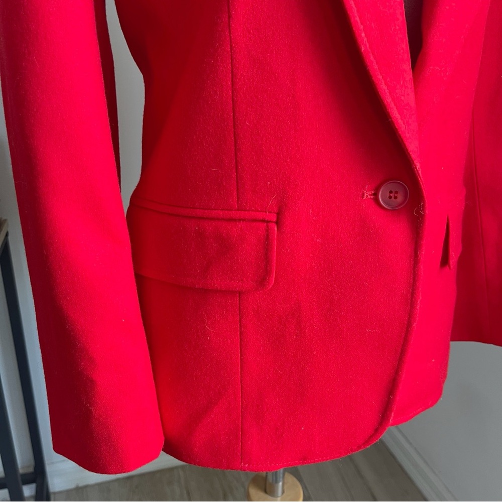 Vintage Pendleton Red Wool Blazer - image 4